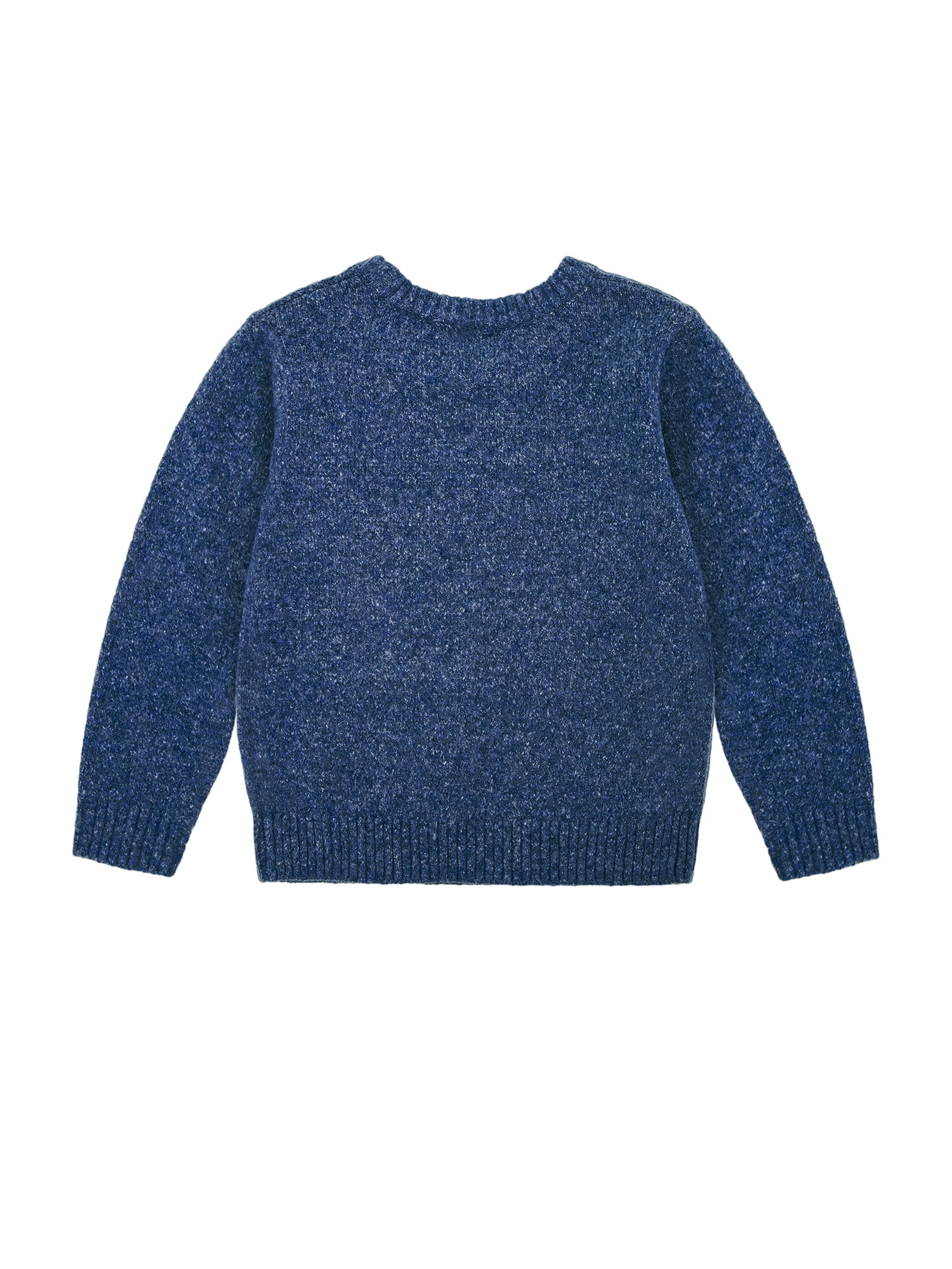 Wonder Nation Toddler Boys Marled Crewneck Sweater, Sizes 12M-5T