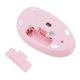 thumbnail image 2 of 2.4GHz Wireless Keyboard and Mouse Set with Retro Round Keys for Home, Pink, 2 of 4