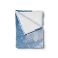 thumbnail image 2 of Winter Soft Flannel Fleece Blanket, Snow Falling down on New York City Urban Life Skyscrapers Streets Cold Weather, Cozy Plush for Indoor and Outdoor Use, 50" x 70", Blue Grey White, by Ambesonne, 2 of 6