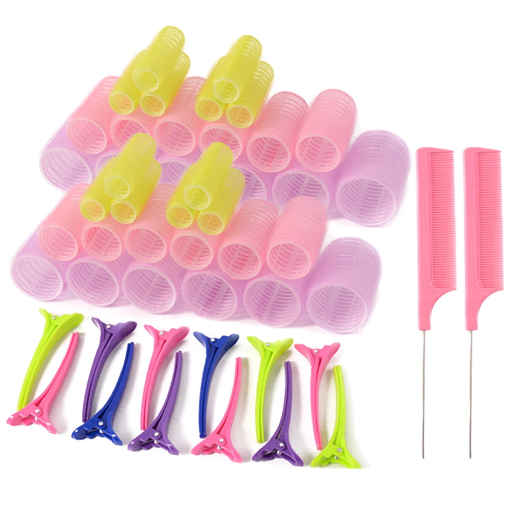 EKDJKK 50Pcs Hair Rollers Set Hair Curlers Home Curler Self Grip Lazy