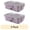 Purple, variant on Cook with Color 4-Compartment Mini Snack Box Food Storage Carrier and Container, Charcuterie Container, Purple, Portable and Dishwasher Safe, Designed to Help with Packed Lunches and Daily Commutes