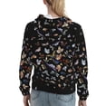 thumbnail image 7 of Uemuo Butterfly1 Pattern Women's Hoodie with Eye-catching Drawstrings- Casual Pullover Hoodie with Kangaroo Pocket, Stylish Hooded Sweatshirt-XX-Large, 7 of 7