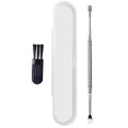 thumbnail image 2 of FcBaudy Spring Ear Cleaner Spring Ear Wax Remover Ear Wax Cleaner Earwax Removal Kit Metal Ear Cleaner Double Ended Spring Scraper Ear Cleaning Set Earpick Earpick, 2 of 3