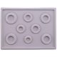 thumbnail image 2 of Tablero de diseño de cuentas shaofei 2 piezas organizador de joyas y collares con cuentas gris, 2 of 5