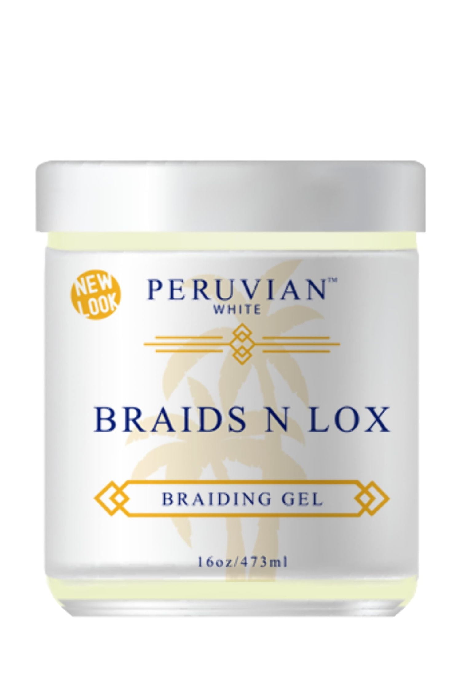 Peruvian White Braid Loc & Edge Gel Enhanced w/ Lemongrass Extra