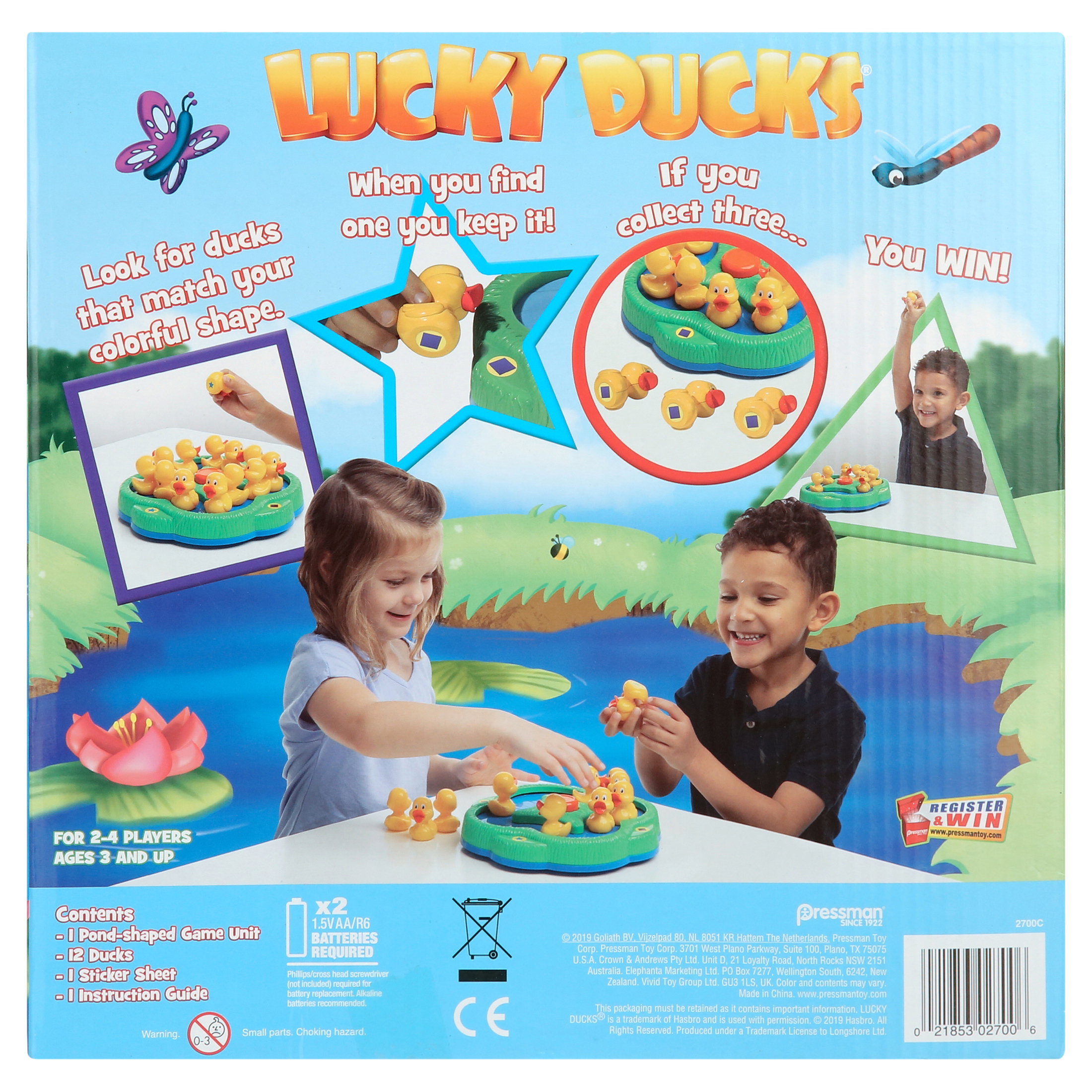 Pressman Toy Lucky Ducks Game for Kids Ages 3 and up - image 7 of 7