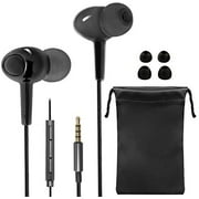 Noise Isolating Earphones, findTop in Ear Headphones with Microphone and Volume Control, Powerful Bass Sound Includes 2