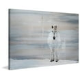 thumbnail image 2 of "White Horse Forward" Painting Print on Wrapped Canvas, 2 of 7