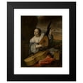 thumbnail image 2 of Bartholomeus van der Helst 15x18 Black Modern Framed Museum Art Print Titled - The Musician (1662), 2 of 5