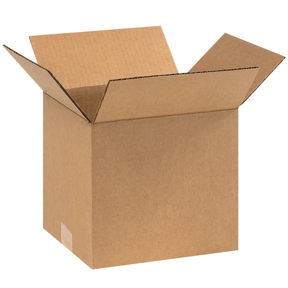 The Packaging Wholesalers Corrugated Boxes 9" x 8" x 8" Kraft 25/Bundle BS090808