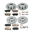 thumbnail image 3 of Power Stop Front and Rear Stock Replacement Brake Pad and Rotor Kit KOE4443, 3 of 8