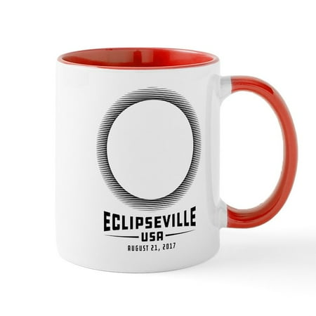 

CafePress - Eclipseville USA - 11 oz Ceramic Mug - Novelty Coffee Tea Cup