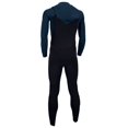 thumbnail image 2 of O'Neill Men's Hyperfreak Comp-X 2+mm Zipless Full Wetsuit - M - Black/Cadet Blue, 2 of 3