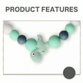 thumbnail image 7 of TELOLY 2 Pcs Pacifier Clip Non-Toxic Safe Ingredients Pacifiers Adjustable Design Eco-Friendly Material Pacifier Clip,Green, 7 of 7