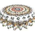 thumbnail image 4 of Mandala Round Tablecloth 60 Inch Waterproof Tablecloths Boho Table Cloth Decorative for Picnic Party Holiday Home Indoor Outdoor, 4 of 6