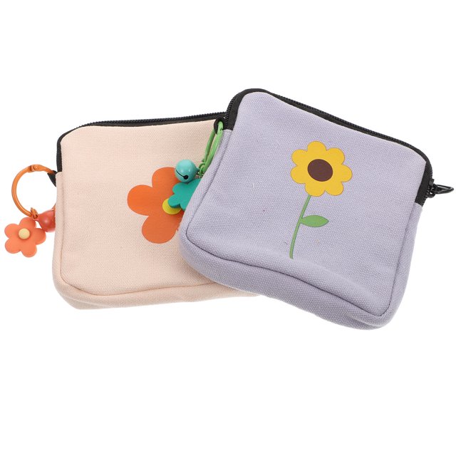 NUOLUX 2Ud Pouches Portátiles Para Toallas Sanitarias Con Adorable Y Material