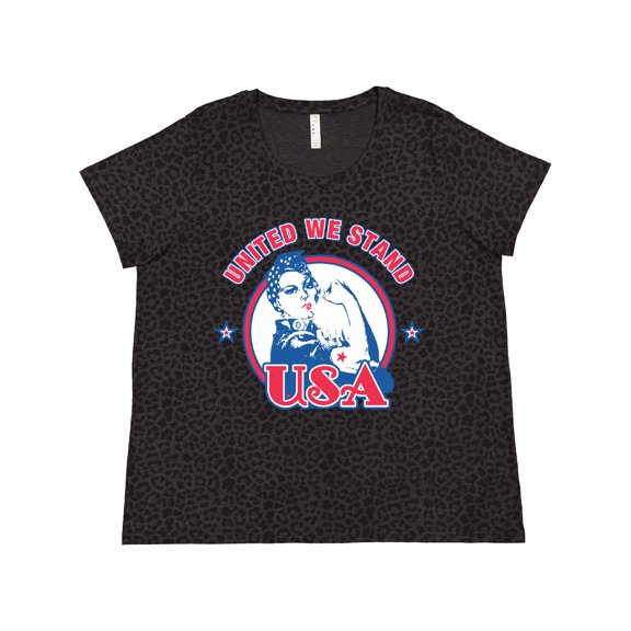 Inktastic Rosie Riveter United USA Women's Plus Size T-Shirt
