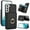 Black, variant on ELEHOLD Case for Samsung Galaxy S22 Plus,Business PU Leather Stand Case with Card Holder & Ring Holder,Black