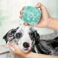 thumbnail image 2 of 3-Color Pet Shampoo Brush Set - Soft Silicone Bristles With Built-in Storage, Non-Slip Dual-Sided Grooming Tool For Dogs & Cats, 2 of 5