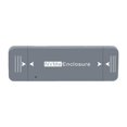 thumbnail image 1 of Carcasa para SSD M.2 NVMe, carcasa para discos duros, práctica portátil con USB, compatible con doble interfaz de 10 Gbps, ligera de aluminio., 1 of 9