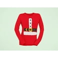 thumbnail image 5 of Old Glory Womens Santa Claus Costume Long Sleeve T Shirt, 5 of 6