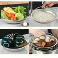 thumbnail image 7 of Stainless Steel Steamer Basket for Cooking - Multi-Use Food Steamer Insert, Rice Washer, Strainer, Fits 11-12 Inch Pots Pans, 7 of 7