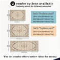 thumbnail image 3 of Farmhouse Kitchen Rugs Set 3 Piece, Boho Kitchen Mats for Floor, Non-Slip Kitchen Rug Waterproof Mats for Kitchen, Runner Rugs for Hallway Laundry Holiday Sink Decor, 3 of 12