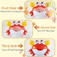 thumbnail image 3 of Bath Toys VConejo Crab Bubbles Maker con 12 canciones y 3 de cuerda, 3 of 6