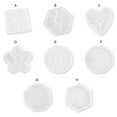 thumbnail image 3 of Coaster Silicone Mold Desktop DIY Epoxy Molds Special-shaped Tools Personalized Casting Mould Set for Toy School Supplies Small Octagonal Mold, 3 of 9