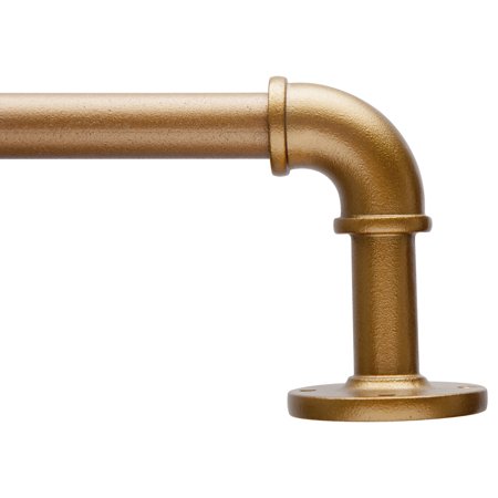 Sun Zero Bronn 3 4 Light Blocking Wrap Around Window Curtain Rod