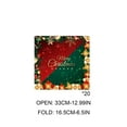 thumbnail image 3 of NWOKYZGH Christmas Party Decorations Dinnerware Set, 20Pcs Red and Green Merry Christmas Napkins, Shine Claus Tree Tablecloth for Winter Holidays Xmas Party Supplies, 3 of 6