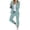 F267 Green, variant on Likimi Two Piece Sets For Women Solid Color Long Sleeve Lapel Tops With Straight Leg Pants Spring Autumn Outfit Set Light Purple Size L