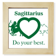 thumbnail image 1 of Motivation Constellation Love Sagittarius Square Picture Frame Wall Tabletop Display, 1 of 3