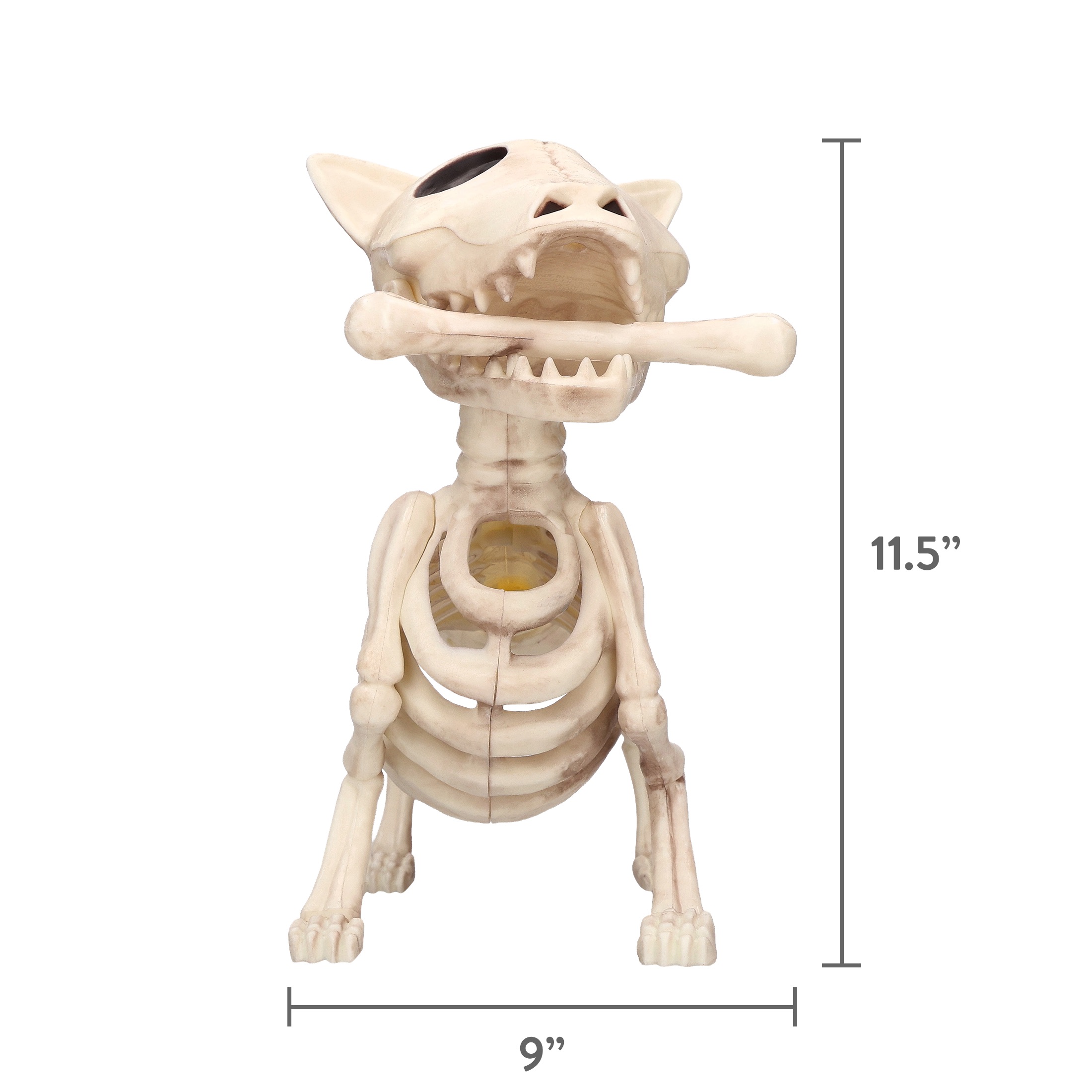 Way To Celebrate 9" Faux Skeleton Dog Decoration photo 7