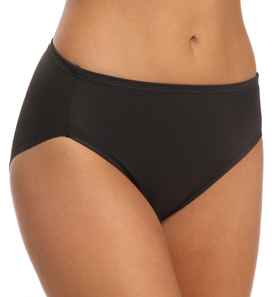 TC Fine Intimates Womens Winning Edge Sports HiCut Panty (Black