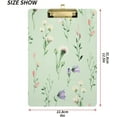 thumbnail image 3 of Coolnut Wildflowers Clipboard A4 Standard Size Decorative Clipboard with Low Profile Metal Clip for Students Men Women Classroom and Office Gifts, 3 of 7
