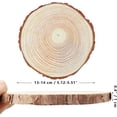 thumbnail image 2 of 20 rodajas de madera sin terminar TUNC para centros de mesa de 5,1 a 5,5 pulgadas, 2 of 5