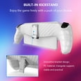 thumbnail image 2 of Funda Protectora TPU Suave 360° Con Incluido Antideslizante Amortiguador Y Anticaída Agarre Cómodo Adecuada para Consola Juegos Portátil PlayStation Portal (PS5 Portal) [modelo Con Soporte] (blanco), 2 of 9