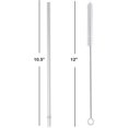 thumbnail image 4 of 10.5? Inch, Set of 6 Clear Replacement Acrylic Straws and 1 Nylon Straw Cleaning Brush for 16oz, 20oz, 24oz Tumblers, 4 of 6