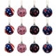 thumbnail image 1 of 12 bolas de tela para el Día de la Independencia, decoración navideña, adornos para bodas, bailes de graduación, adornos para árboles, suministros para colgar en festivales, suministros, 1 of 5