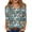 Army Green, variant on Iaqnaocc Womens Shirts 3/4 Sleeve Silk Satin Casual Cowl Neck Tees Blouses Fashion Maple Leaf Print T-Shirts Loose Fit Fall Summer Outfits Army Green M