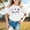 White, variant on Girls Summer Tops Size 8 Graphic Short Sleeve Blouse Tops Relaxed Fit Shirts for Girls Back To School Holiday Summer Blouse for Girls