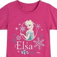 thumbnail image 3 of Frozen - Winter - Elsa & Snowflakes - Toddler & Youth Girls Short Sleeve Graphic T-Shirt, 3 of 5