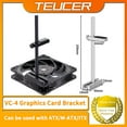 thumbnail image 2 of Support de Carte Graphique VC-4 pour GPU, Alliage d'Aluminium, Support de Carte Vidéo Ajustable, Châssis de Bureau PC ATX/M-ATX/ITX, Trousse de Refroidissement, Argent, 2 of 6