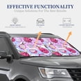 thumbnail image 3 of Kdxio Dragon Fruit Print 2-Piece Sun Shade Front Windshield - Foldable Car Front Window Sunshades for Most Sedans SUV Truck, 3 of 6