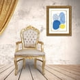 thumbnail image 3 of Lula Bijoux and Company 15x18 Gold Ornate Wood Framed with Double Matting Museum Art Print Titled - Abstract Greek Odyssey 5, 3 of 4