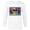 White, variant on Marvel Studios X-Men ’97 Wolverine Retro Trading Card- Long Sleeve T-Shirt for Men - Customized-White