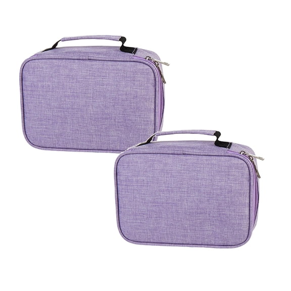 2Pcs Offer Countdown! Big Capacity Colored Pencil 300 Slots Large Pen Organizer With Multilayer Holder For Colored Pencils & Gel Pe Stationery Bag Practical Home Decor
