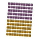 thumbnail image 5 of 100 anillos reutilizables de aluminio 2023 para patas de paloma, numerados y de identificación. naranja y violeta, 5 of 7