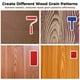 thumbnail image 5 of 4 piezas de herramientas de vetas de madera, juego de herramientas de patrones de vetas de madera, rodillo de pintura de vetas de madera con mango, herramienta de decoración de vetas de madera de cauc, 5 of 8